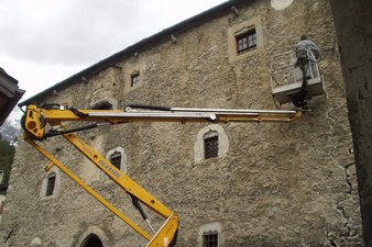 Restauro castello Passerin d'Entreves sito nel Comune di Courmayeur